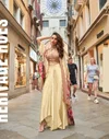 Florance By Sayuri Crep Silk Designer Indo Western Wholesale Price In Surat
